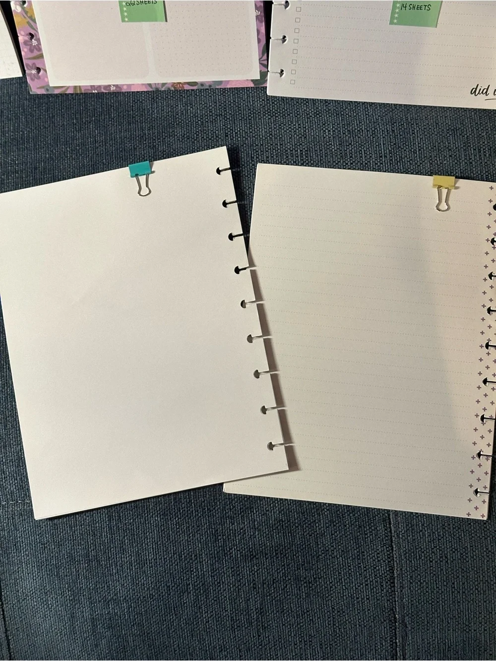 Happy Planner Classic Filler Paper Bundle 125 sheets